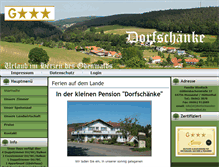 Tablet Screenshot of dorfschaenke-huettenthal.de